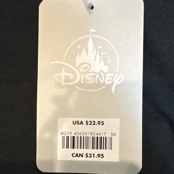 Disney Black Minnie Mouse Happy Meowlloween Glow In The Dark Tee Women's Size XL - Picture 8 of 12